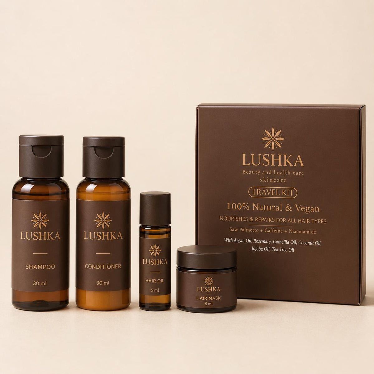 Lushka Hair Care Travel Kit